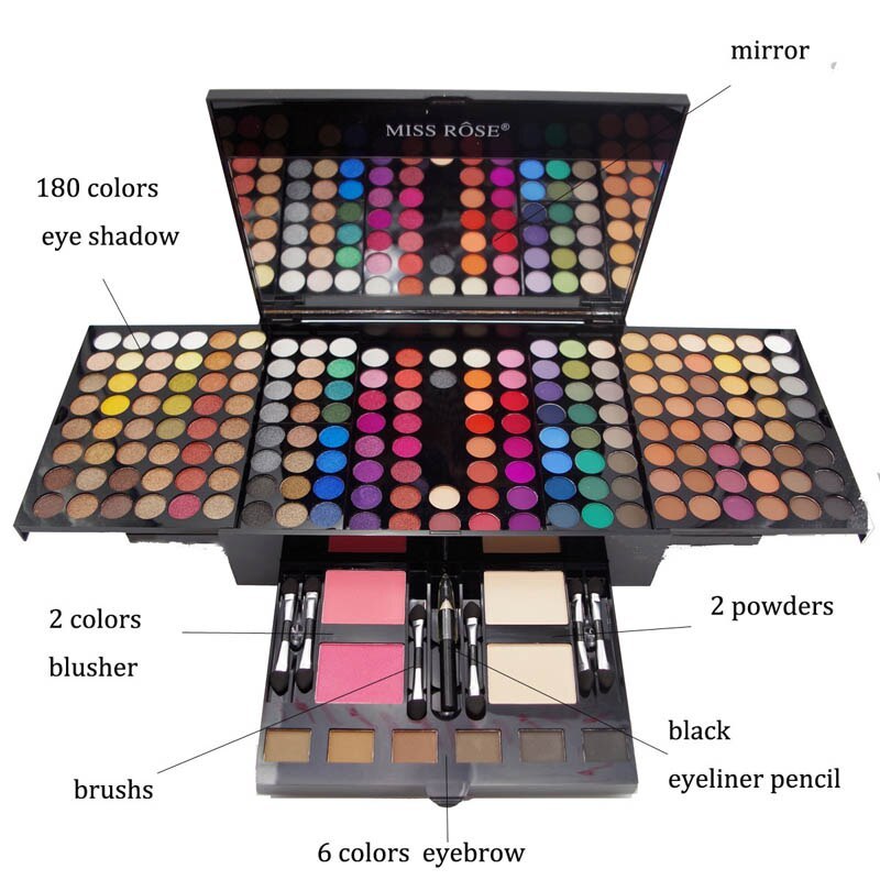 180 Colors Eyes Shadow