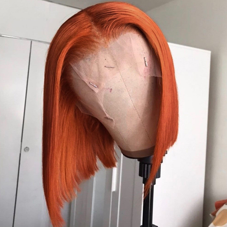Short Bob Wig Orange