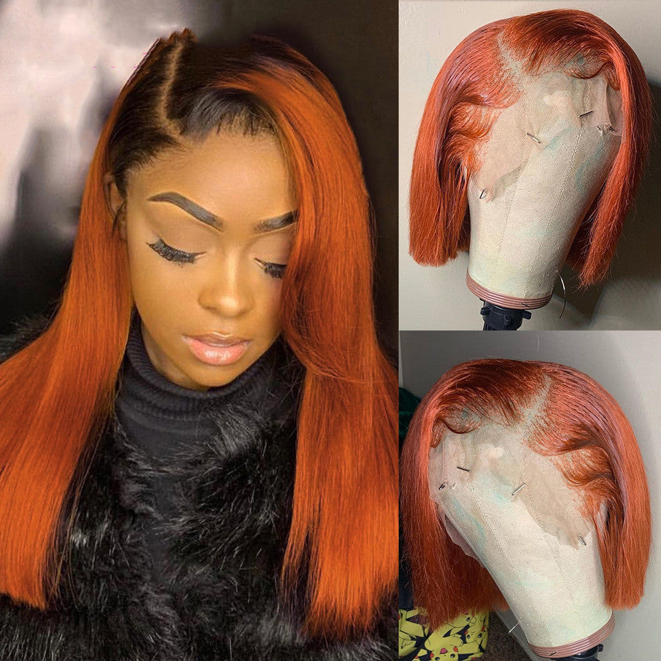 Short Bob Wig Orange