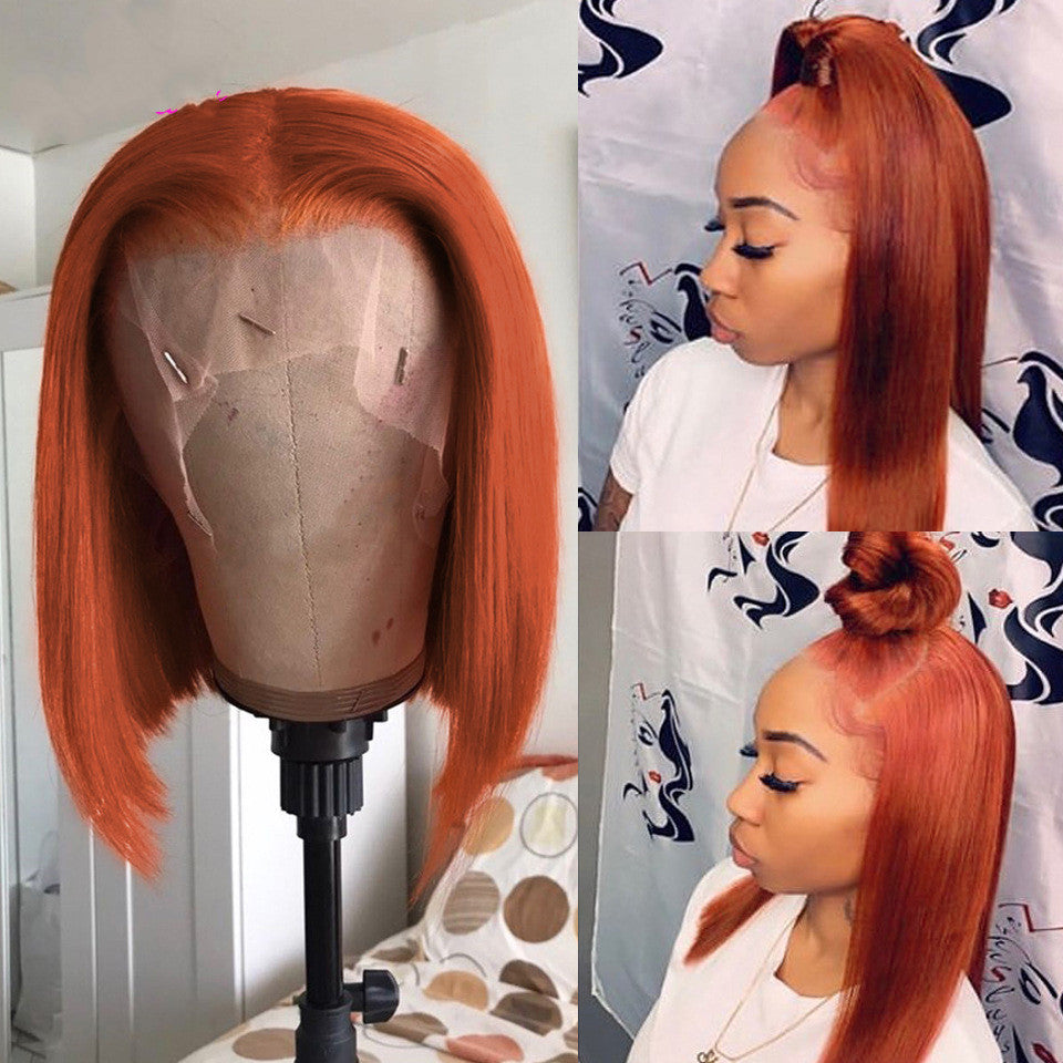Short Bob Wig Orange