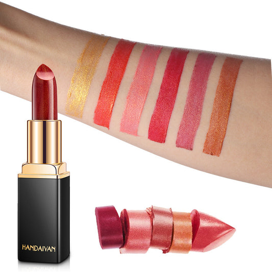 Shiny Metallic Lipstick Pearlescent