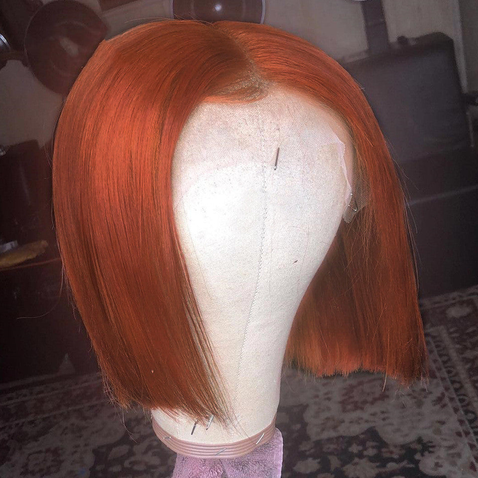 Short Bob Wig Orange