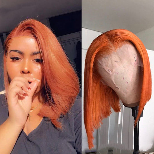 Short Bob Wig Orange