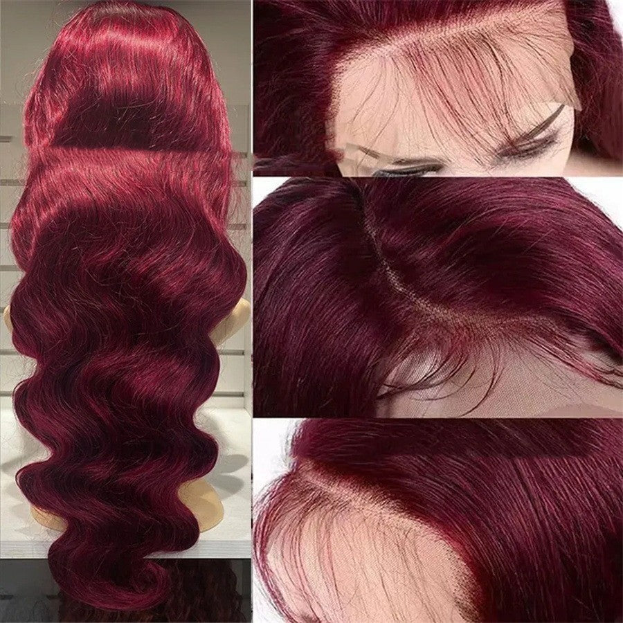 Wine Red Wig