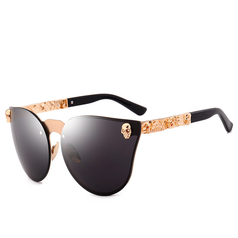 Skull sunglasses metal
