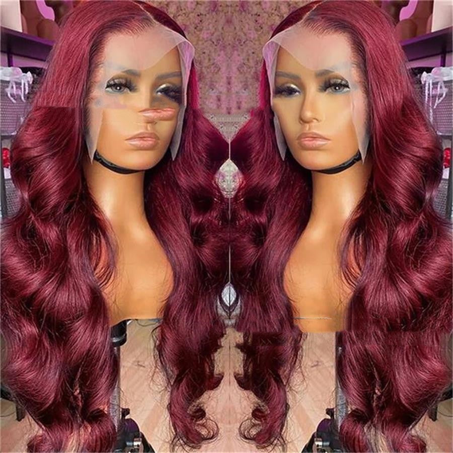 Wine Red Wig