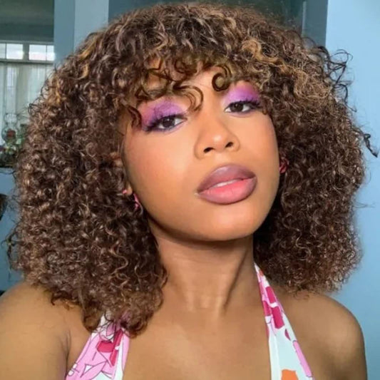 Curly Human Hair Wig