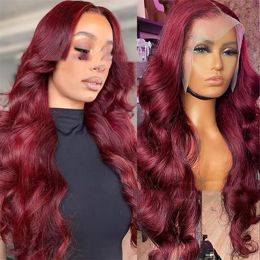 Wine Red Wig