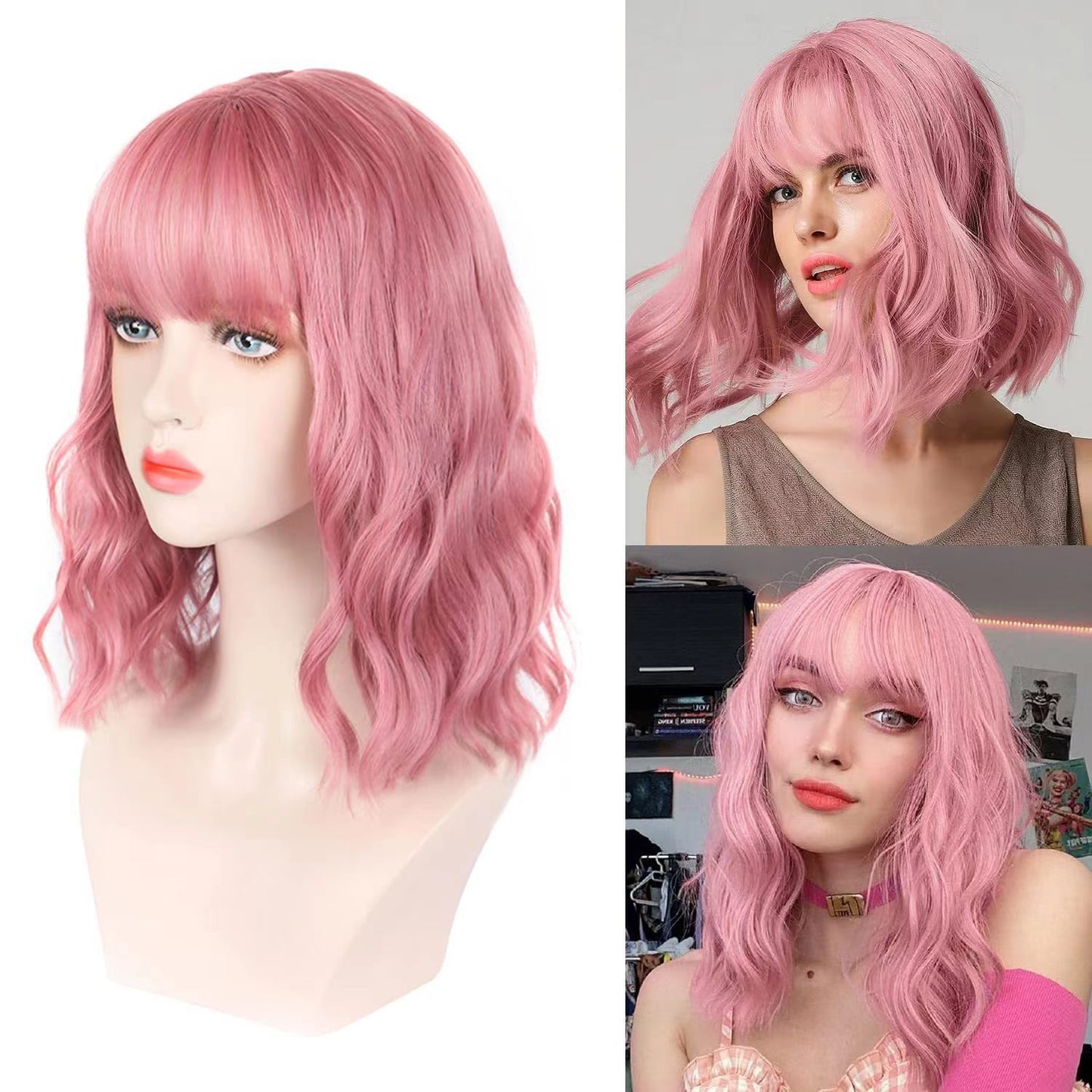 Artificial Human Hair Wig