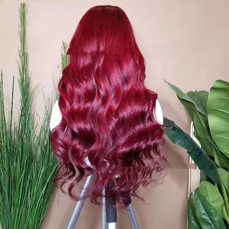 Wine Red Wig